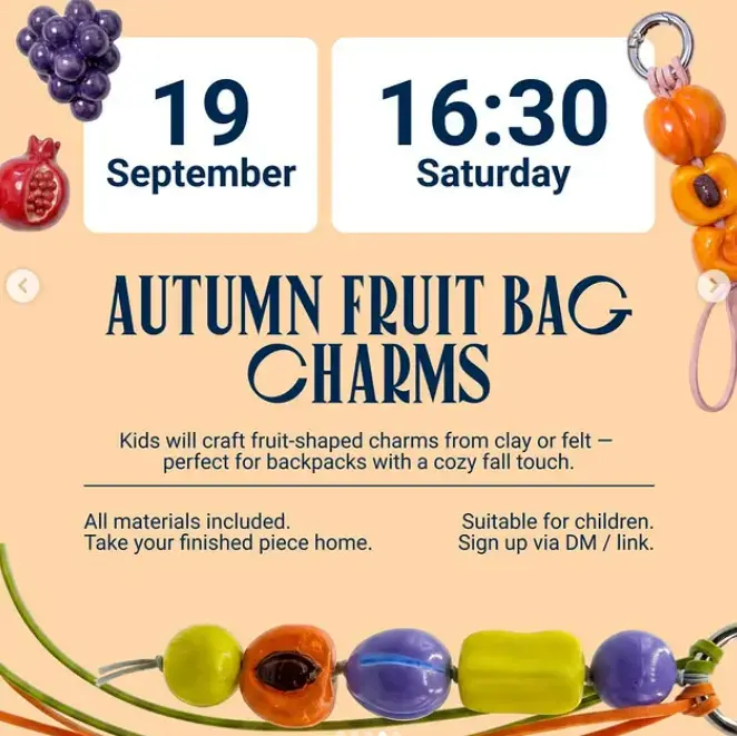 AUTUMN FRUIT BAG CHARMS